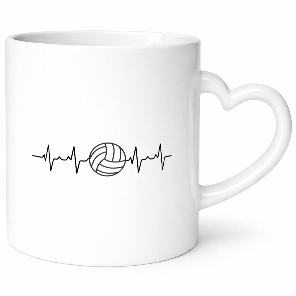Volleyball Herzschlag | Motiv Sport Ballsport Team lustiger Spruch Geschenk