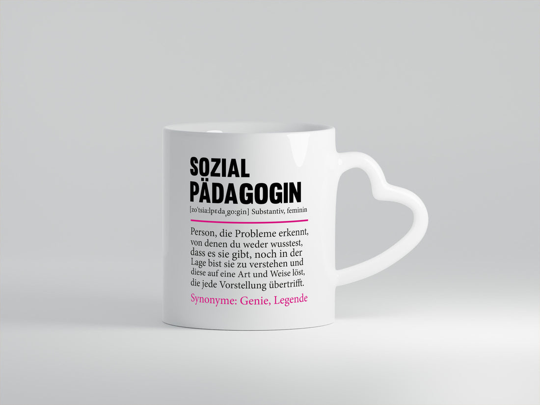 Sozialpädagogin | Spruch lustig Humor Pädagogin v2 Geschenkidee Geschenk Tasse