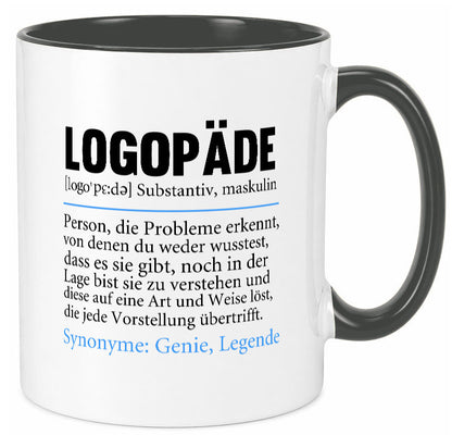 Logopäde | Spruch lustig Sprachtherapie Beruf lustiger Geschenk Arbeit Kollegen