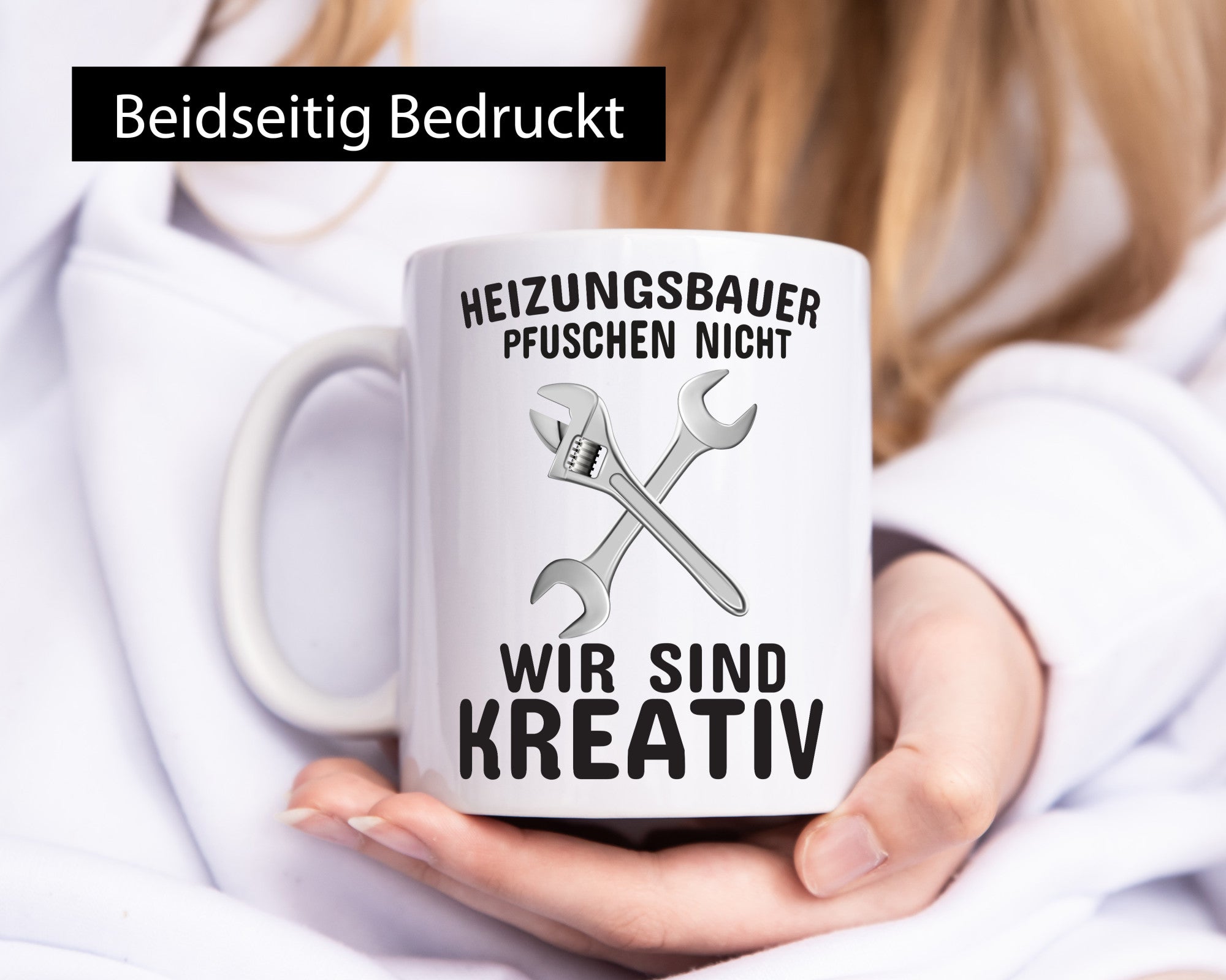 Heizungsbauer | Beruf Tasse Heizungsinstallateur lustig Arbeit Kollegen Büro