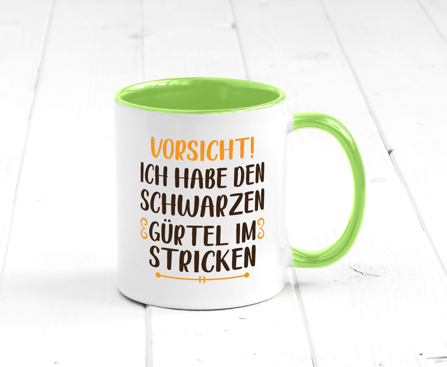 Schwarzen Gürtel im Stricken | Stricknadel lustiger Spruch Geschenk Humor