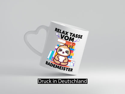 Relax Tasse: Bademeister | Rettungsschwimmer Geschenkidee Humor Tasse