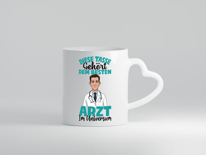 Im Universum: Arzt | Medizin Doktor Facharzt Humor Geschenkidee Tasse