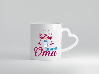 Ich werde Oma | Ankündigung Schwangerschaft Geschenkidee Familie Humor Tasse