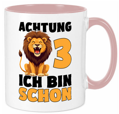 3. Geburtstag | 3 Jahre Löwe lustiger Spruch Geschenk Geschenkidee Tasse