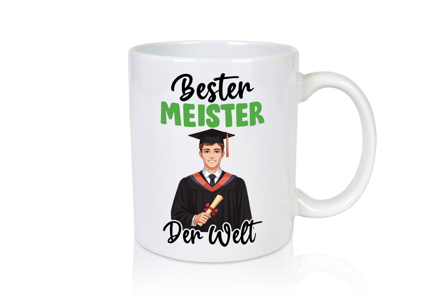 Bester Meister | Meisterbrief v2 Humor Geschenkidee Tasse