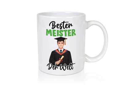Bester Meister | Meisterbrief v2 Humor Geschenkidee Tasse
