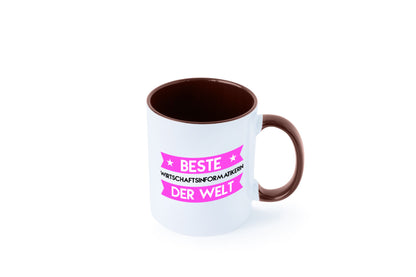 Beste Wirtschaftsinformatikerin | Wirtschaft Informatik Humor Geschenkidee Tasse