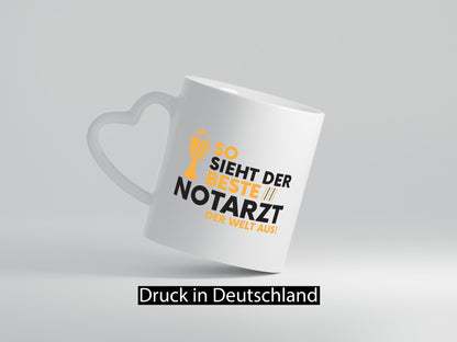 Der Weltbeste Notarzt | Arzt Geschenk Humor Geschenkidee lustiger Spruch Tasse