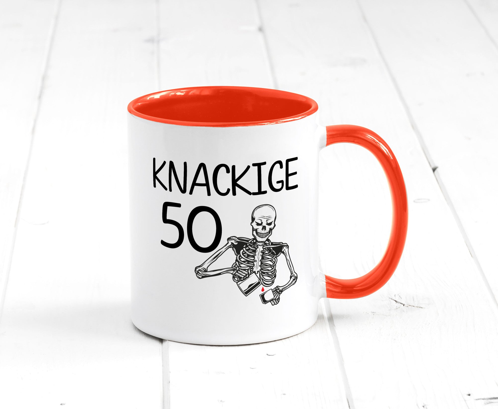 50. Geburtstag | Alt Knackig und Geschenk Geschenkidee lustiger Spruch Tasse