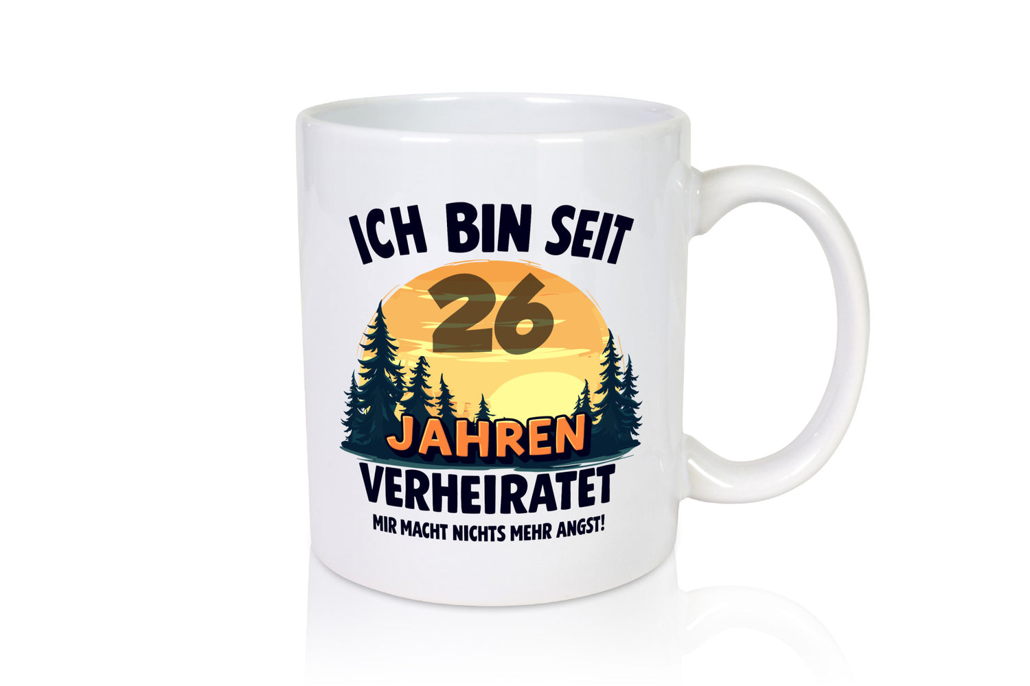 Ich bin Verheiratet | 26. Hochzeitstag Ehepaar v2 lustiger Spruch Geschenk