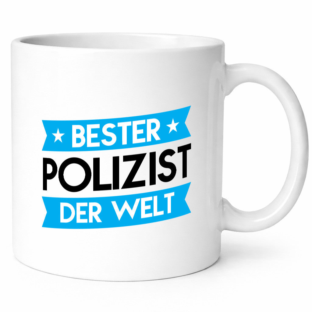 Bester Polizist | Polizei Geschenk Humor Geschenkidee lustiger Spruch Tasse