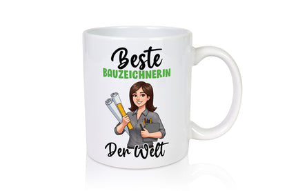 Beste Bauzeichnerin | Zeichnerin v2 lustiger Spruch Geschenk Humor Geschenkidee
