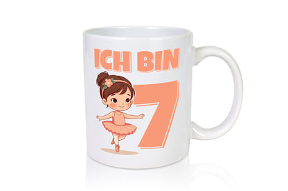 7 Geburtstag | Jahre Ballerina Mädchen Ballet Humor Geschenkidee Tasse