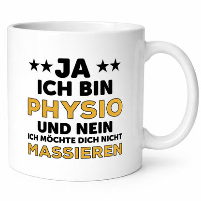 Ich bin Physio | lustige Spruch Tasse Physiotherapeut Geschenkidee Humor