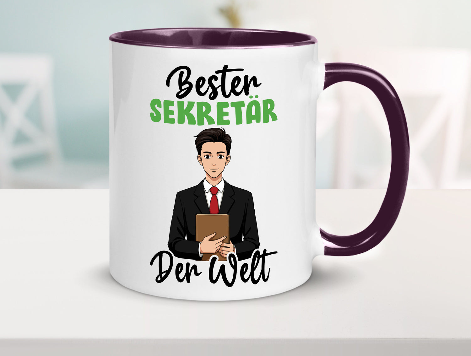 Bester Sekretär | Büro v2 lustiger Spruch Geschenk Arbeit Kollegen Tasse