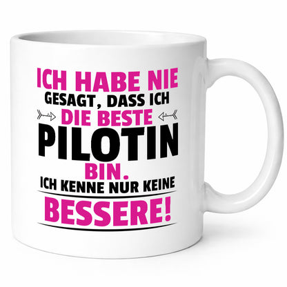 Die Beste Pilotin | Definition Piloten lustig Humor Geschenkidee Geschenk Tasse