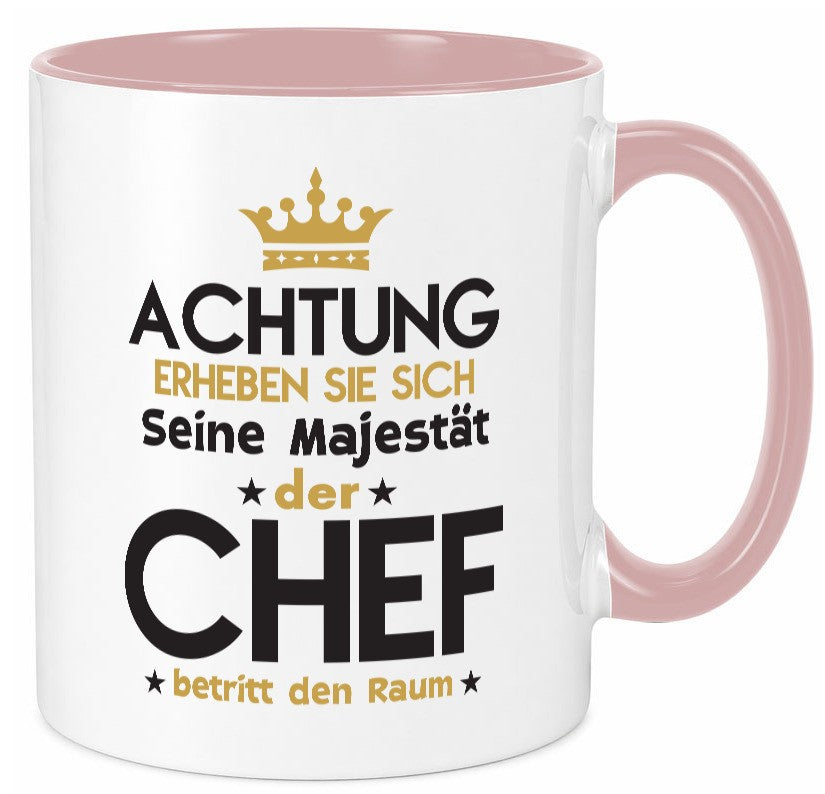 Seine Majestät Chef | Führungskraft Vorgesetzter Geschenk Arbeit Kollegen Büro Tasse