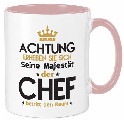 Seine Majestät Chef | Führungskraft Vorgesetzter Geschenk Arbeit Kollegen Büro Tasse