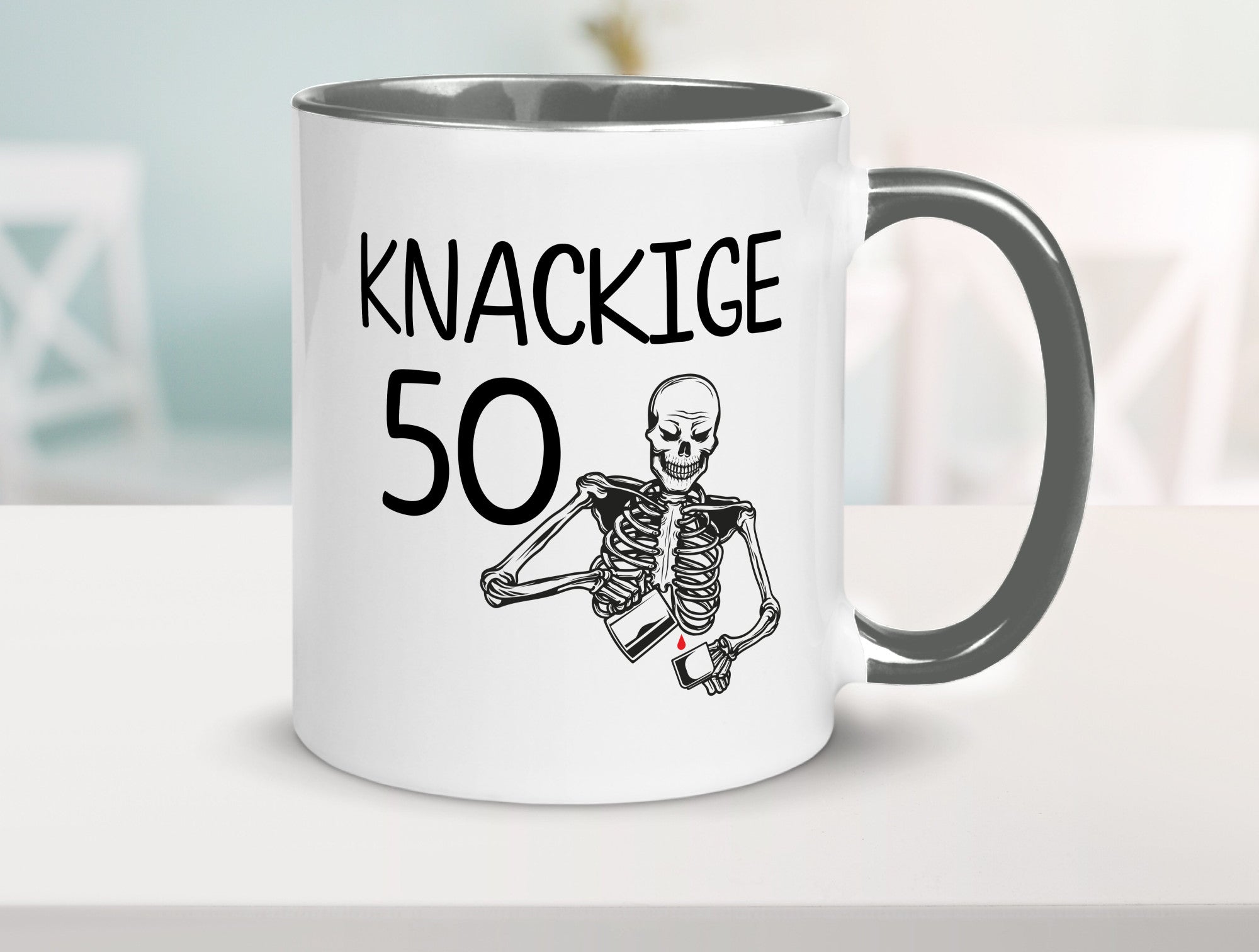 50. Geburtstag | Alt Knackig und Geschenk Geschenkidee lustiger Spruch Tasse