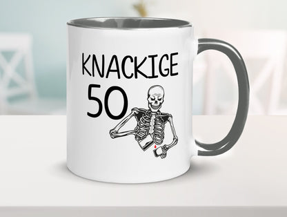 50. Geburtstag | Alt Knackig und Geschenk Geschenkidee lustiger Spruch Tasse