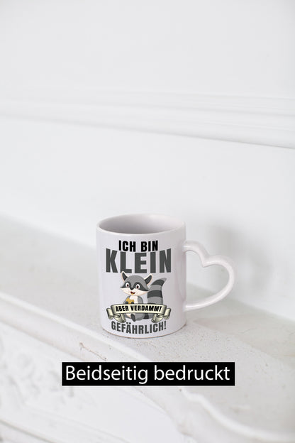 Ich bin klein | Waschbär Kindergarten Humor Geschenkidee Tasse