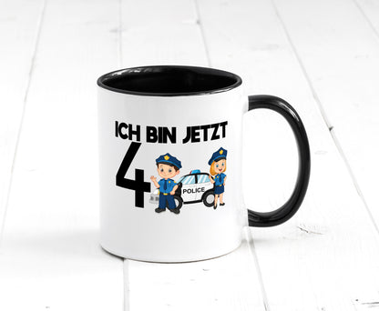 Ich bin jetzt 4 | Polizei 4. Geburtstag Jähriger Geschenk Geschenkidee lustiger