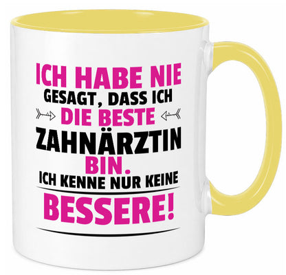 Die Beste Zahnärztin | Zahnmedizin Beruf lustig Arbeit Kollegen Büro Geschenk