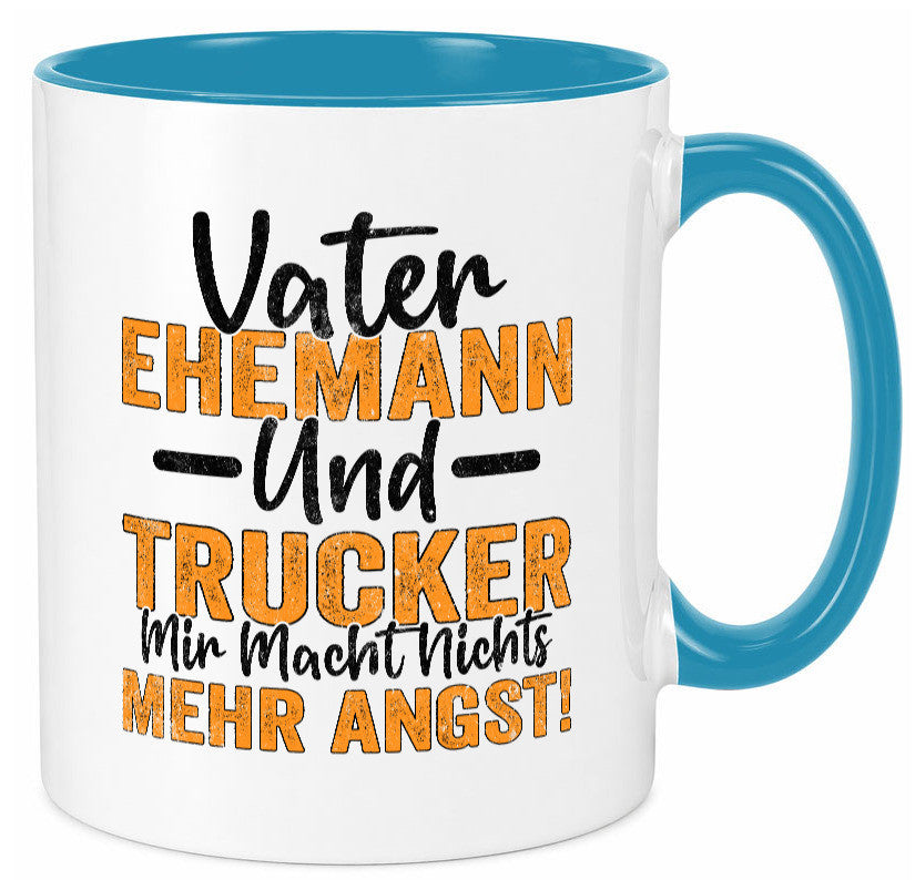 Vater Ehemann Trucker | Driver LKW Fahrer v2 Geschenk Familie Geschenkidee Tasse