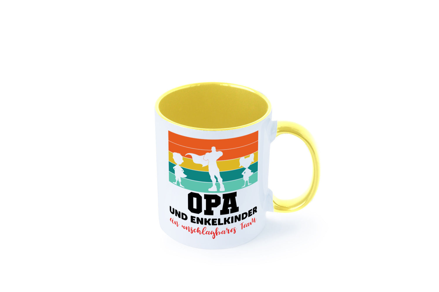 Opa und Enkelkinder ein unschlagbares Team Geschenkidee Familie Humor Tasse