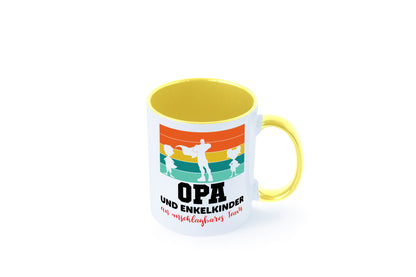 Opa und Enkelkinder ein unschlagbares Team Geschenkidee Familie Humor Tasse