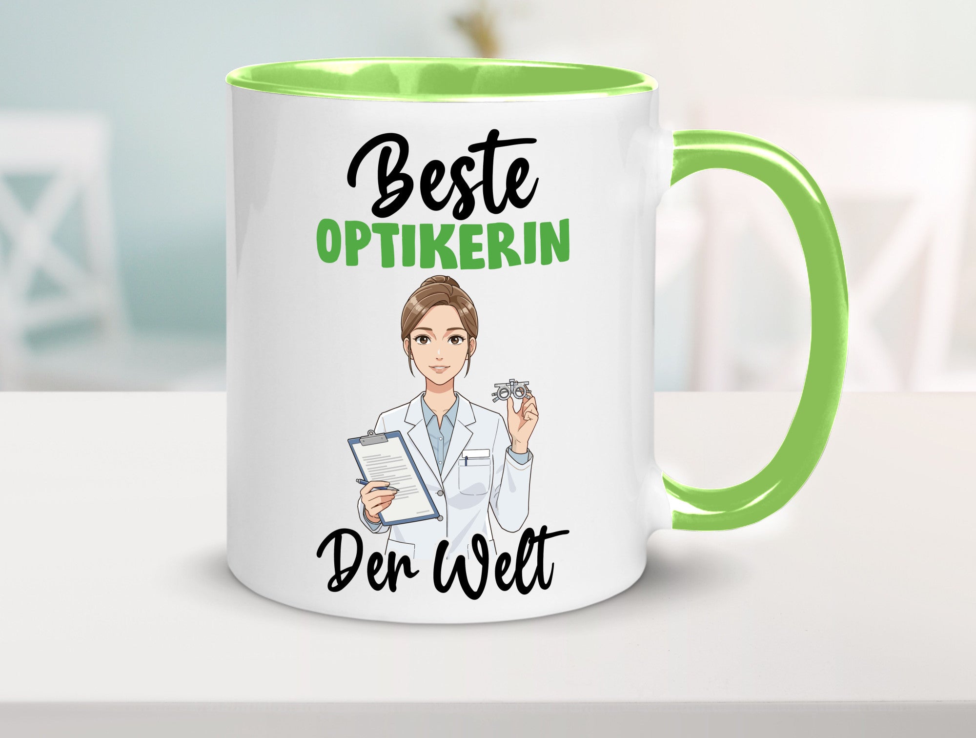 Beste Optikerin | Augenoptik v2 Geschenk Humor Geschenkidee lustiger Spruch