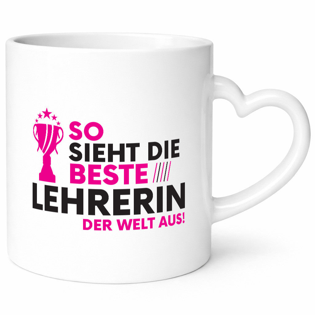 Die Weltbeste Lehrerin | Schule Beruf Schüler lustig Arbeit Kollegen Büro