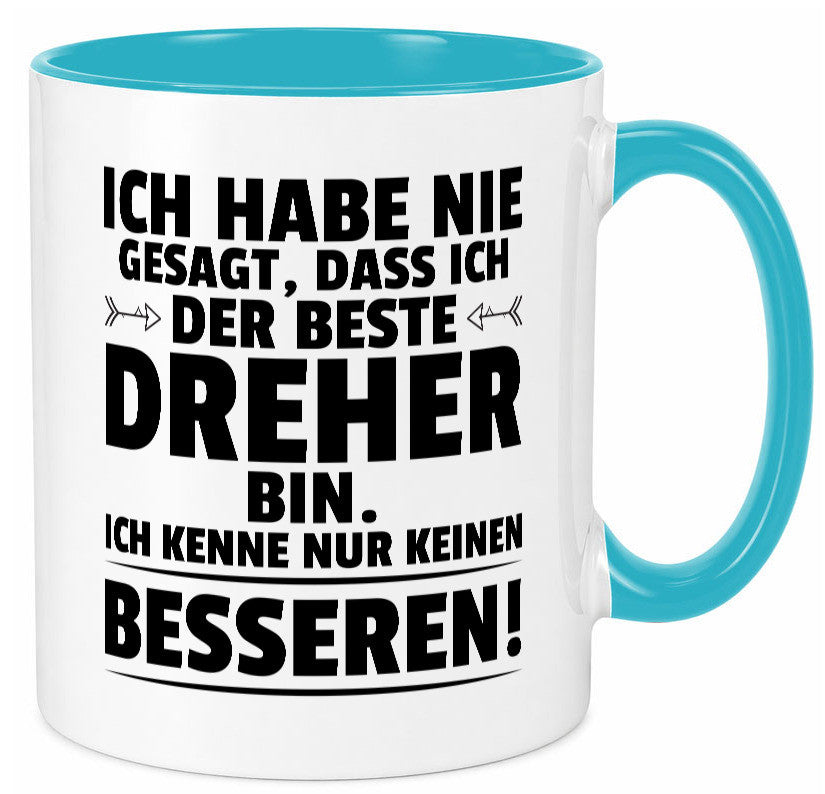 Der Beste Dreher | Fräser lustiger Spruch Geschenk Humor Geschenkidee Tasse