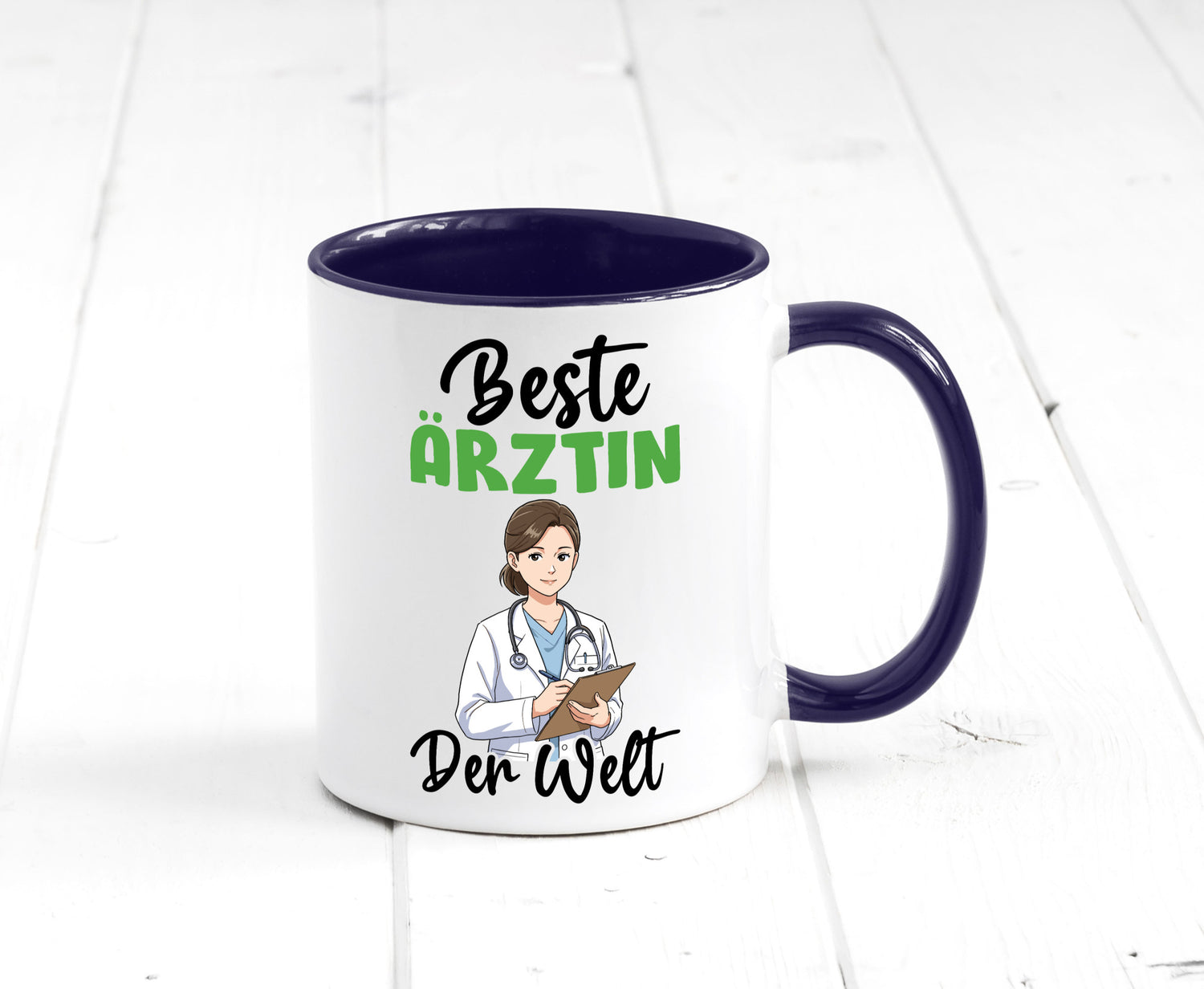 Beste Ärztin | Medizin Doktorin Fachärztin v2 Humor Geschenkidee Tasse