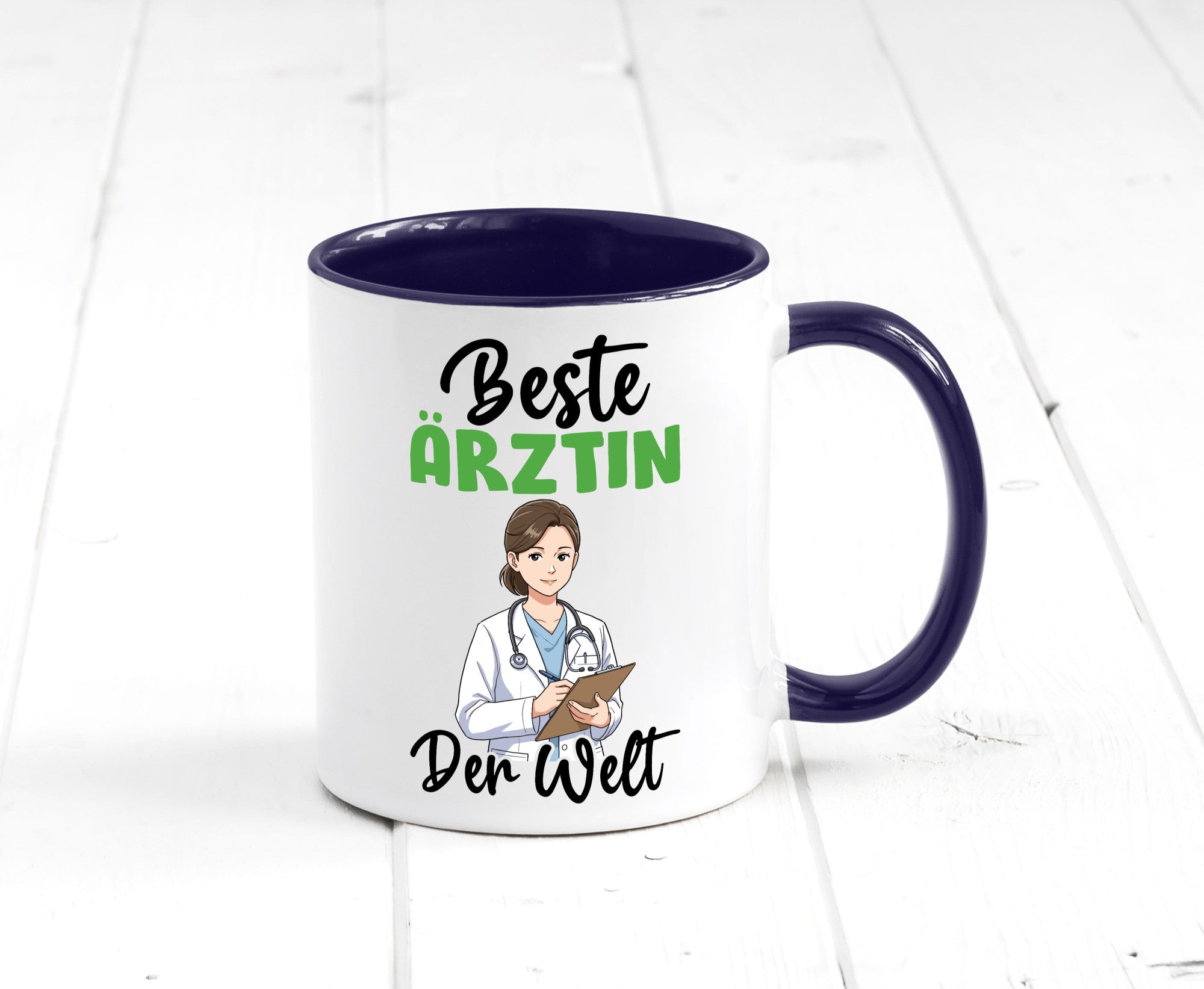 Beste Ärztin | Medizin Doktorin Fachärztin v2 Humor Geschenkidee Tasse