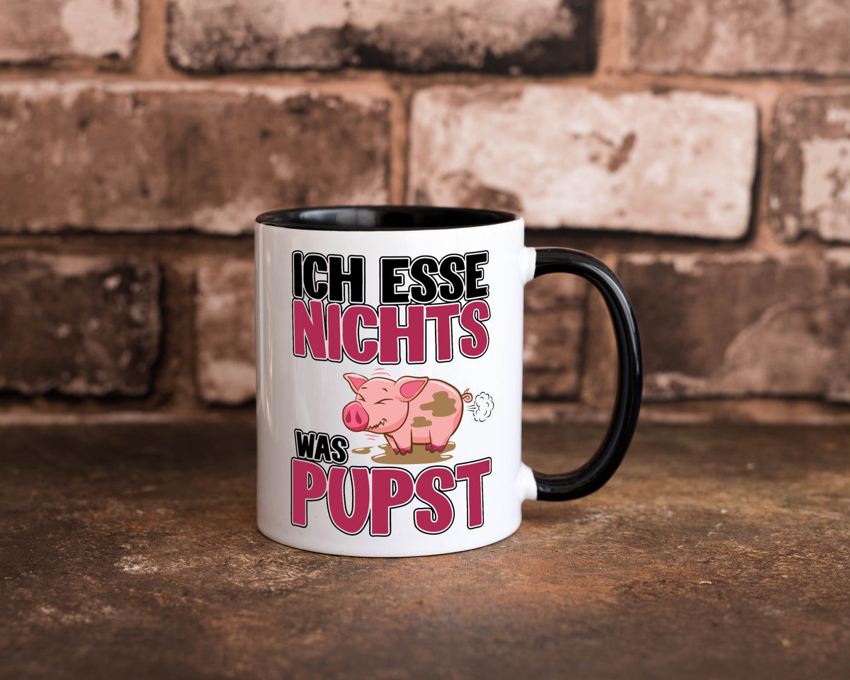 Ich esse nicht was Pupst lustiger Spruch Geschenk Humor Geschenkidee Tasse