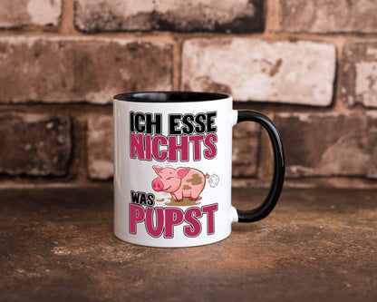 Ich esse nicht was Pupst lustiger Spruch Geschenk Humor Geschenkidee Tasse