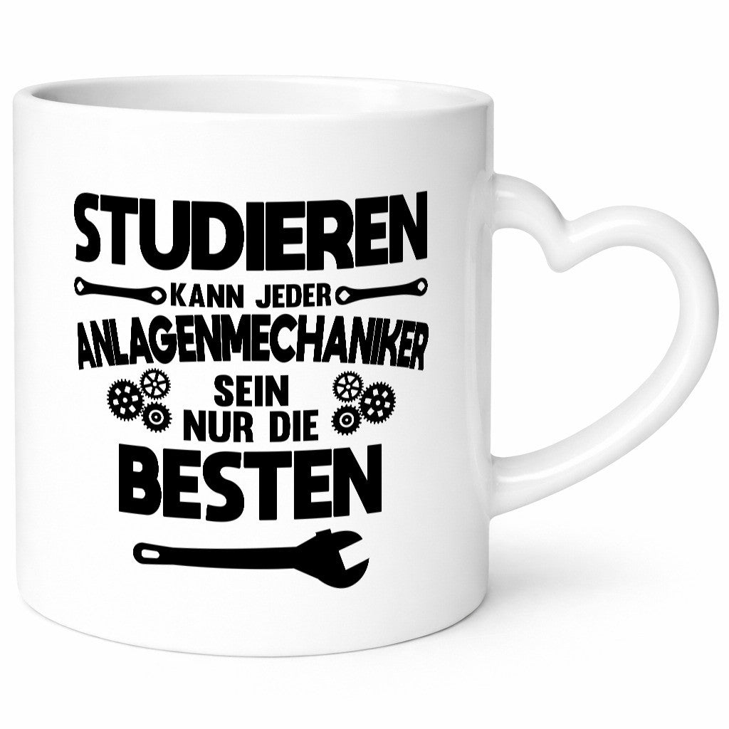 Nur die besten werden Anlagenmechaniker Humor Geschenkidee Tasse