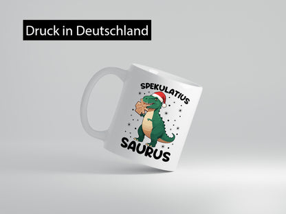 Spekulatius Saurus | Dinosaurier Weihnachten Humor Geschenkidee Tasse