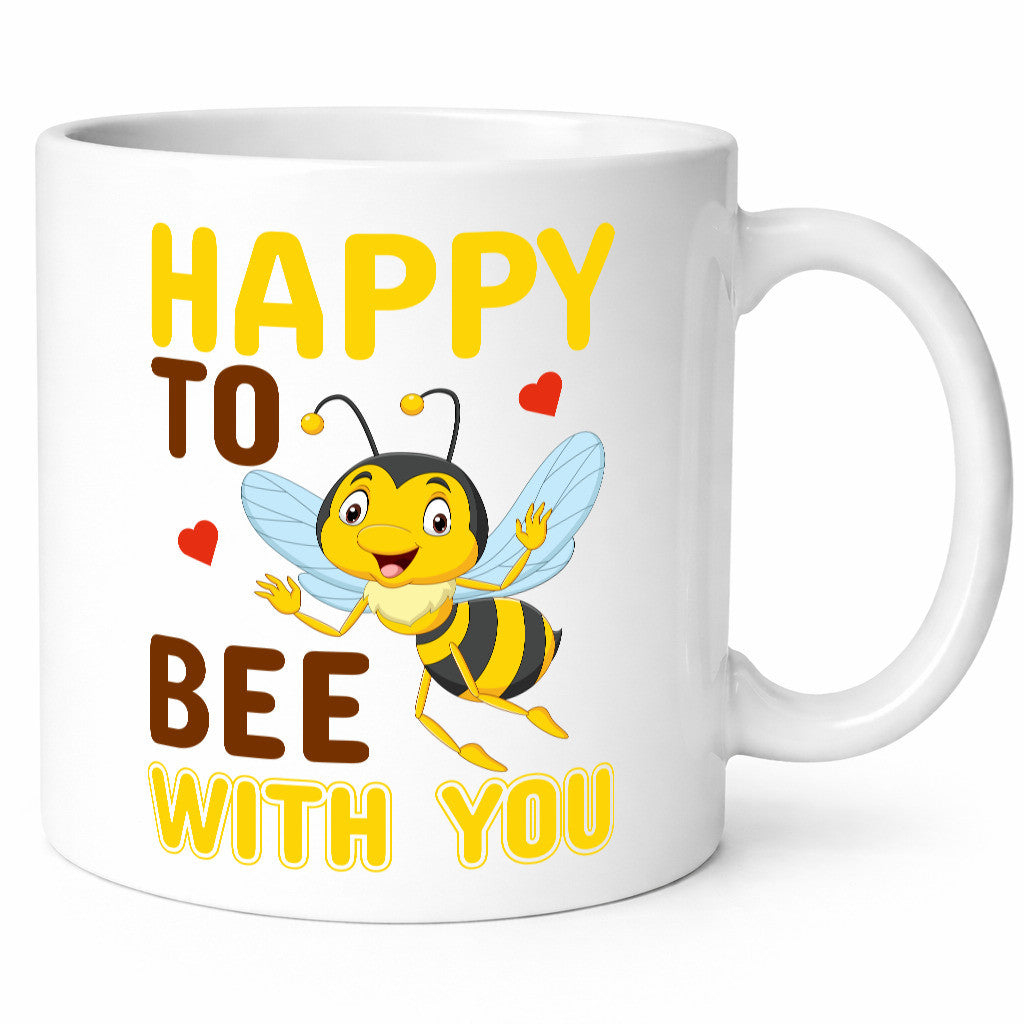 Happy Bee | Beziehung Tasse Freundschaft Bienen Humor Geschenkidee