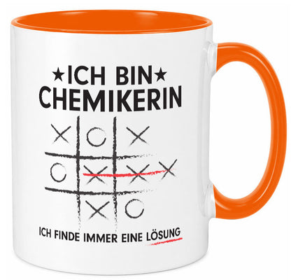 Lösung finden: Chemikerin | Chemie Labor v2 Humor Geschenkidee Tasse