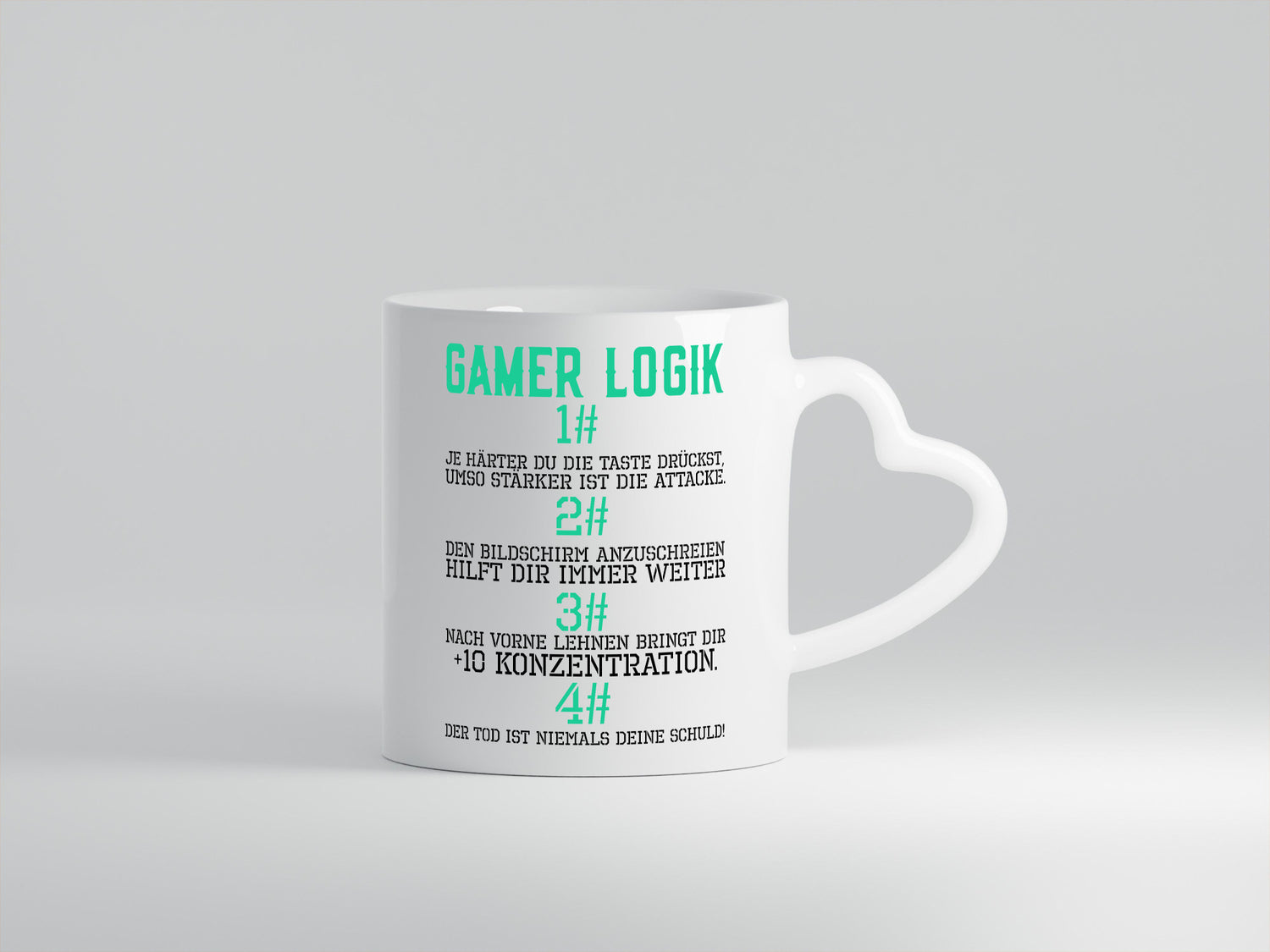 Gamer Logik | Gaming Regeln Zocker PC Nerd Freunde Humor Geschenkidee Tasse