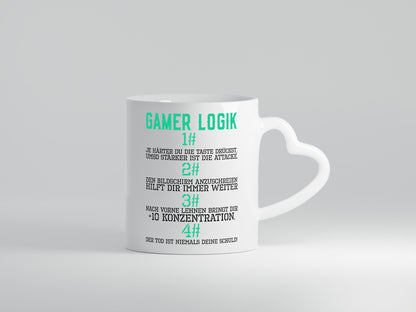 Gamer Logik | Gaming Regeln Zocker PC Nerd Freunde Humor Geschenkidee Tasse