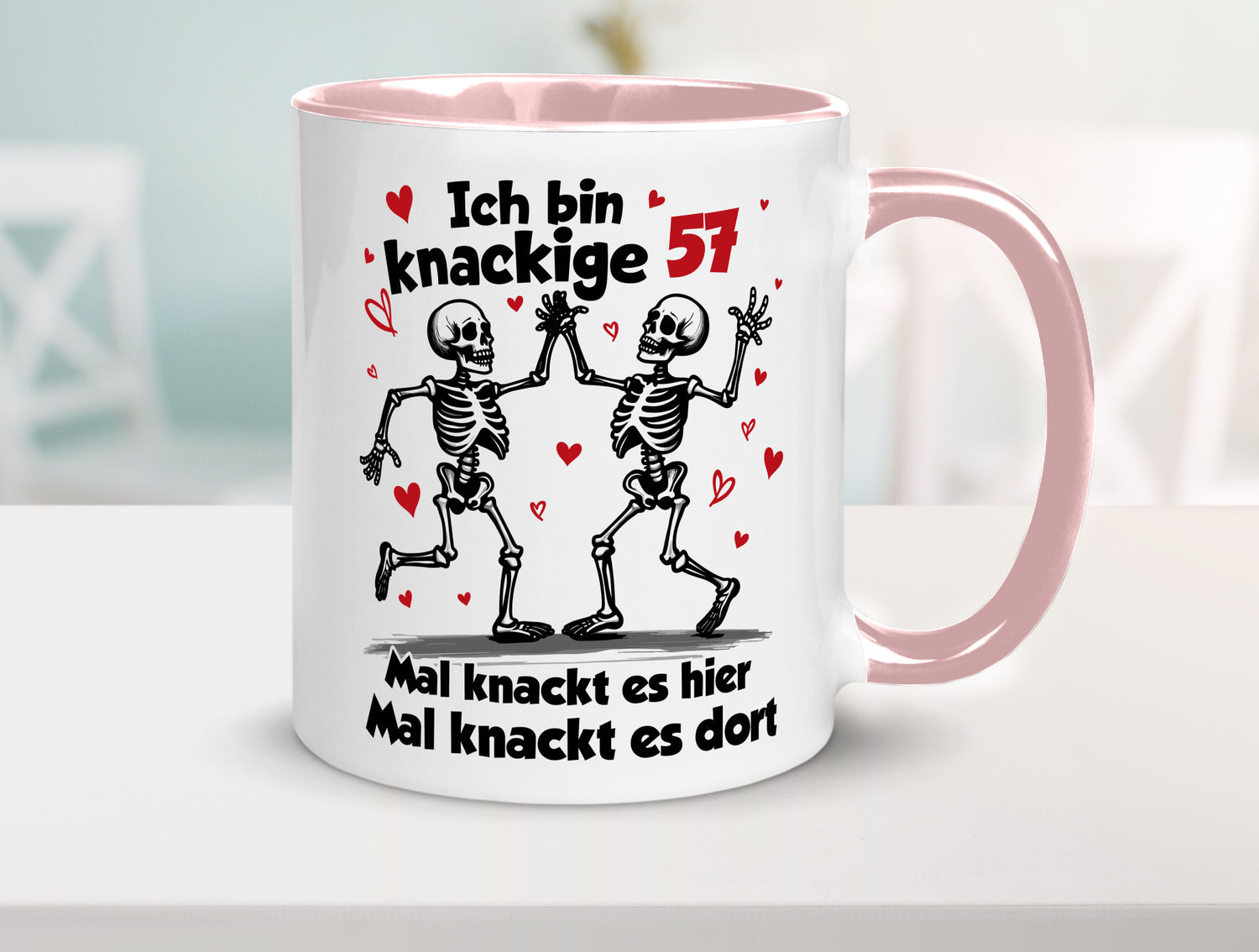 57. Geburtstag | Knackige 57 Ich bin alt lustig Geschenkidee Geschenk Tasse