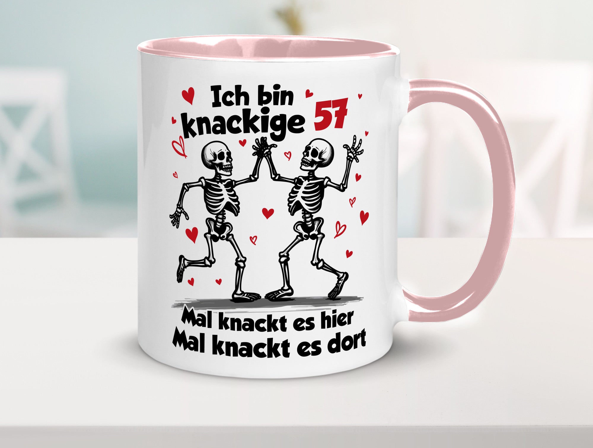57. Geburtstag | Knackige 57 Ich bin alt lustig Geschenkidee Geschenk Tasse