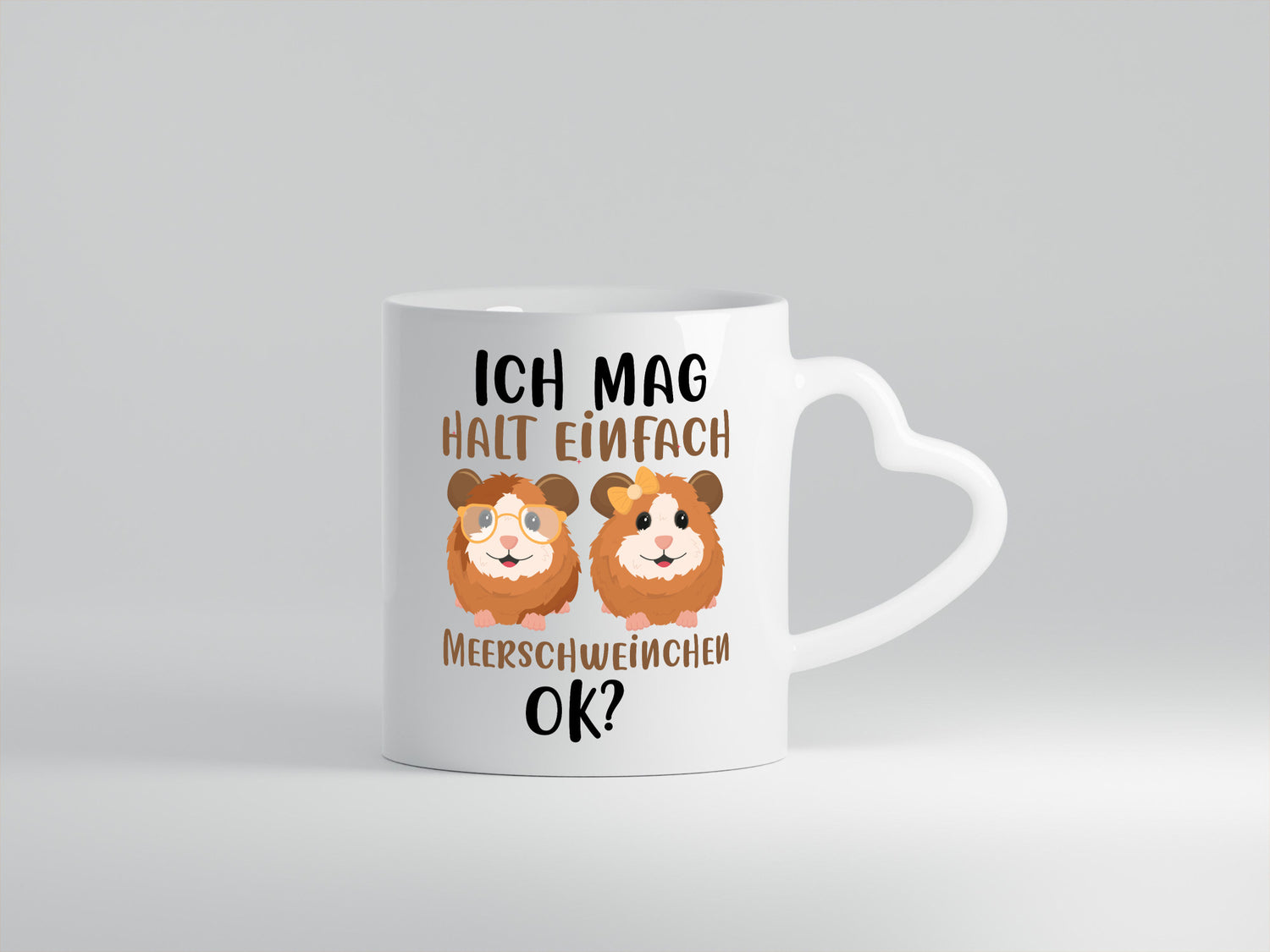 Ich mag Meerschweinchen Geschenkidee Humor Tasse