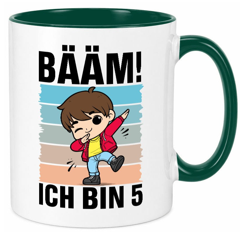 5. Geburtstag | Ich bin 5 Jahre Bäääm Dabbing Kind Geschenkidee Humor Tasse