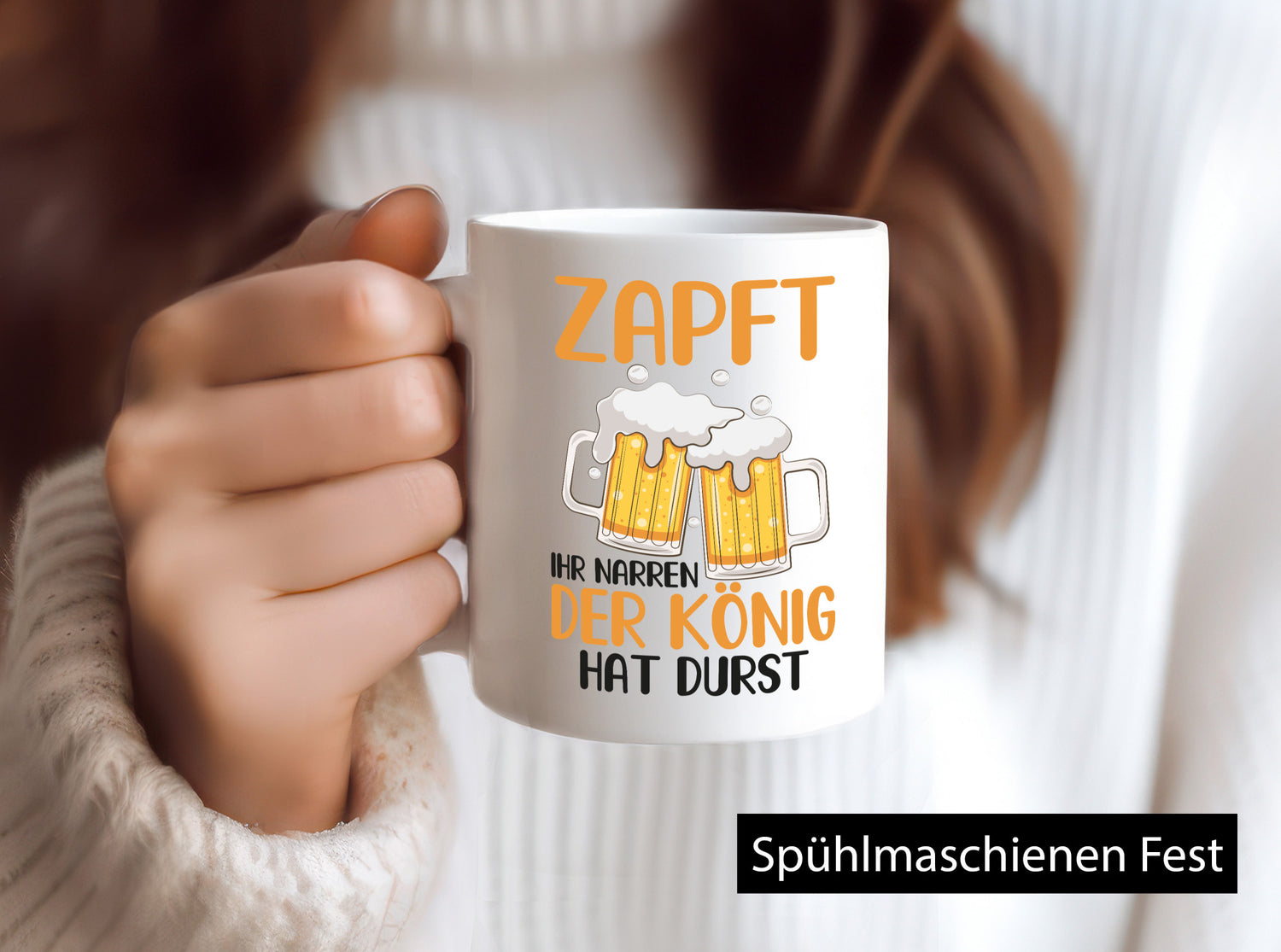 Zapft ihr Narren | König Biertrinker Bier Pils Party Geschenkidee Humor Tasse