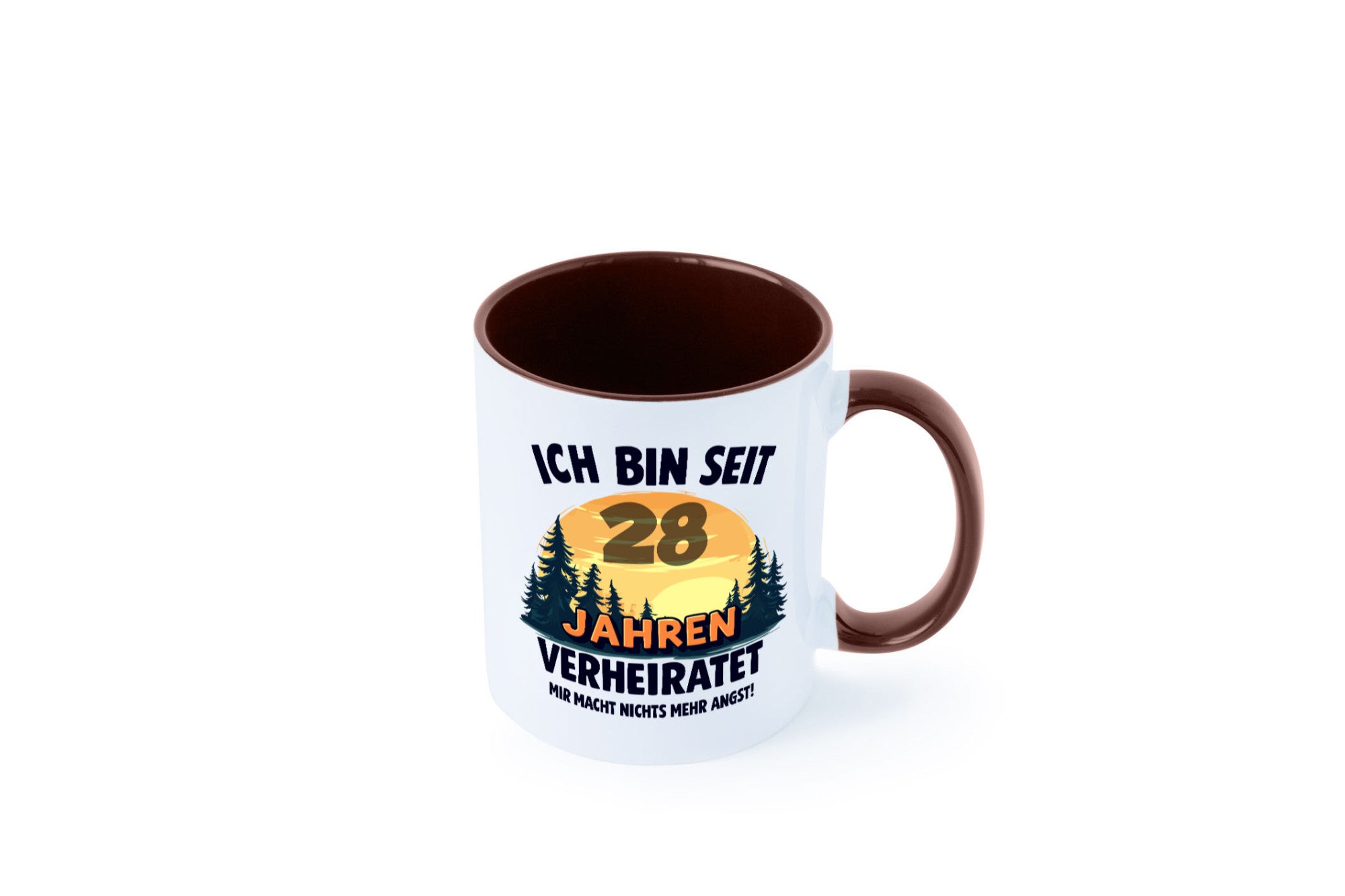 Ich bin Verheiratet | 28. Hochzeitstag Ehepaar v2 lustiger Spruch Geschenk